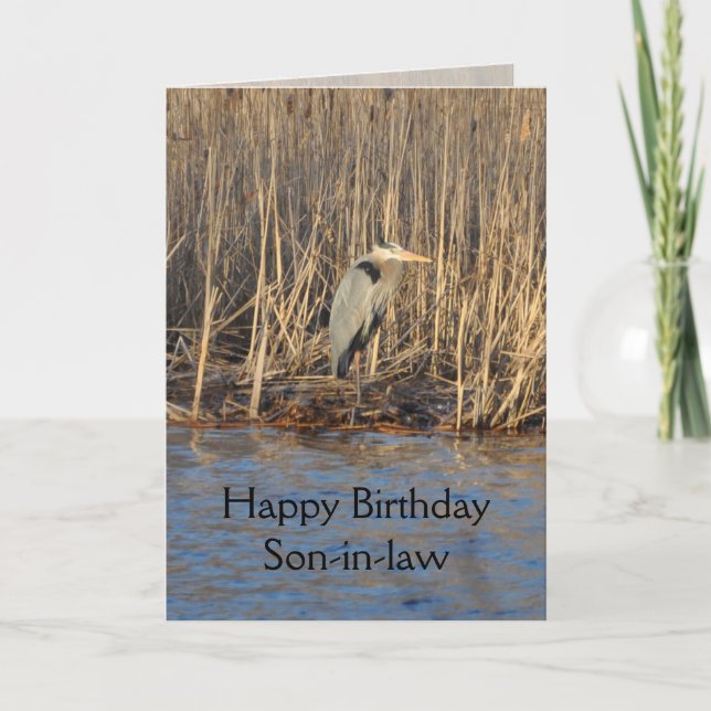 Son-in-law Birthday Card (Front)