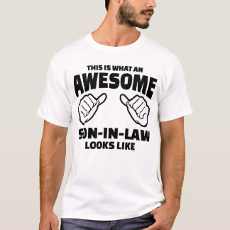Son-In-Law Gift - Awesome Son-In-Law T-Shirt