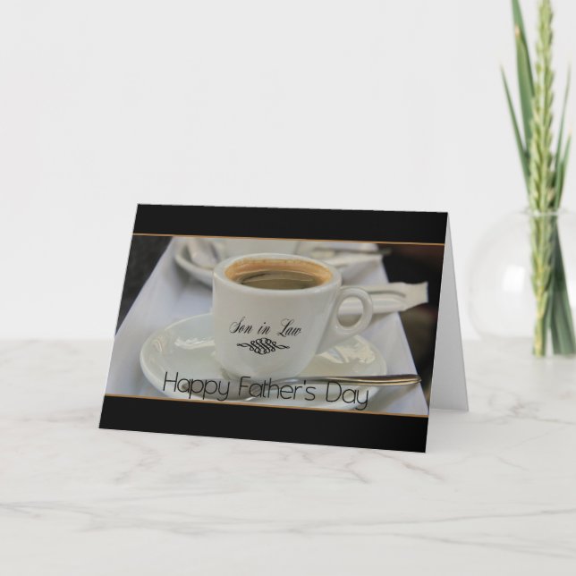 son in law Happy Father's Day Card (Front)