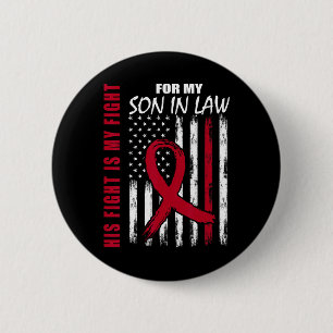 Son In Law Multiple Myeloma Awareness American Fla 6 Cm Round Badge