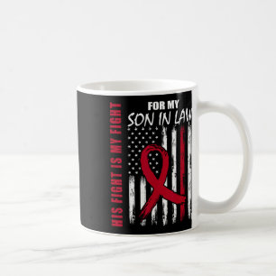 Son In Law Multiple Myeloma Awareness American Fla Coffee Mug
