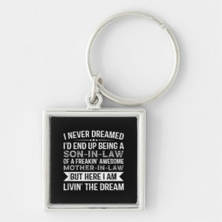 Son In Law Of A Awesome Mother In Law Gift T-shirt Key Ring
