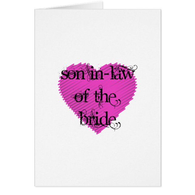 Son In-Law of the Bride (Front)
