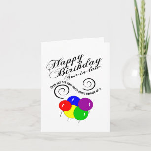 son in law sum up card