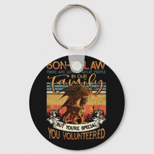 Son In Law There Are Lots Of Great People Key Ring