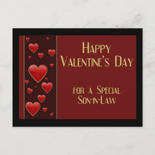 Son-in-Law Valentine Postcard