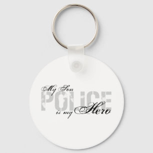Son Is My Hero - POLICE Key Ring