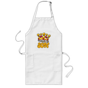 Son Kings crown Long Apron