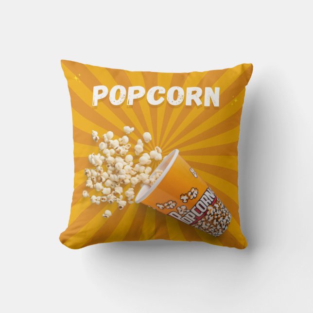 Son, let's eat some popcorn! cushion (Front)