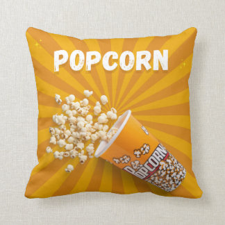 Son, let's eat some popcorn! cushion
