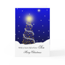 Son / Merry Christmas - Christmas Tree