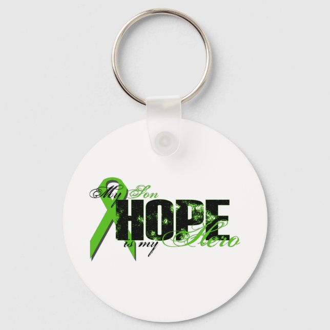Son My Hero - Lymphoma Hope Key Ring (Front)