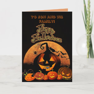 SON n FAMILY HALLOWEEN CARD