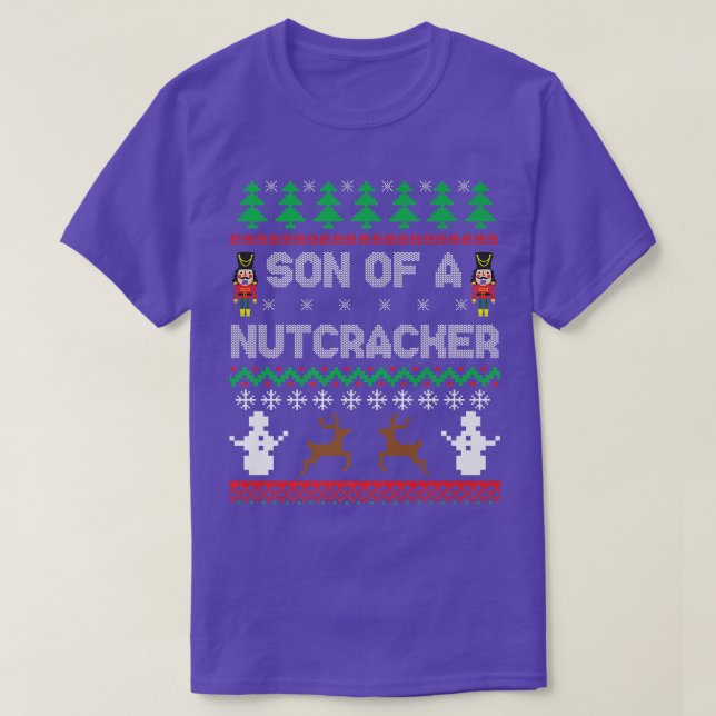 Son of a Nutcracker Funny Ugly Christmas Sweater P (Design Front)