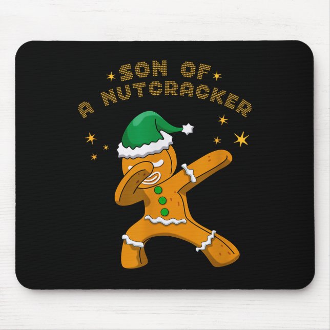 Son Of A Nutcracker Pajamas Christmas Gingerbread  Mouse Pad (Front)