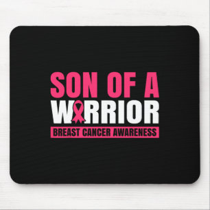 Son Of A Warrior Breast Cancer Awareness Mouse Pad