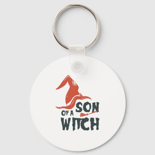 Son Of a Witch Key Ring (Front)