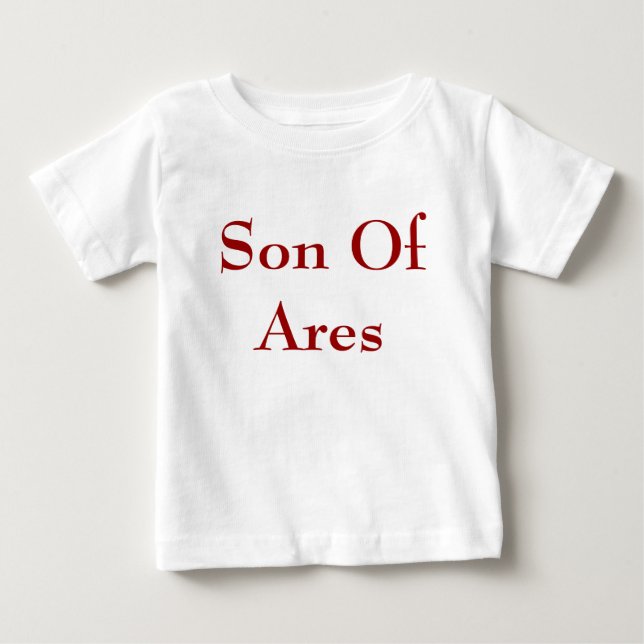 Son of Ares baby shirt (Front)