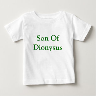 Son of Dionysus baby shirt