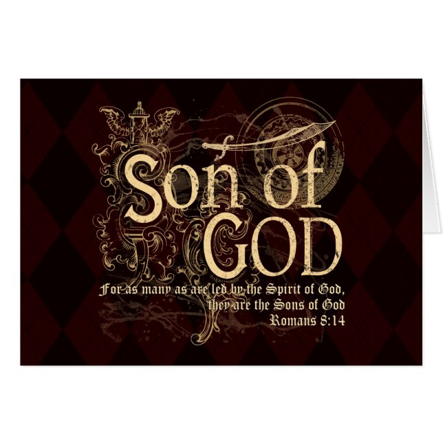 Son of God, Romans 8:14 Christian (Front Horizontal)