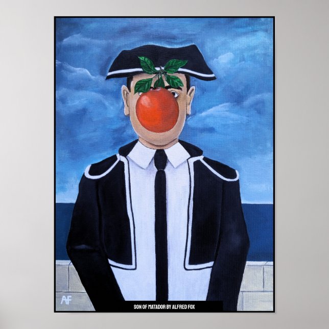 Son of Matador Painting by Alfred Fox Poster (Front)