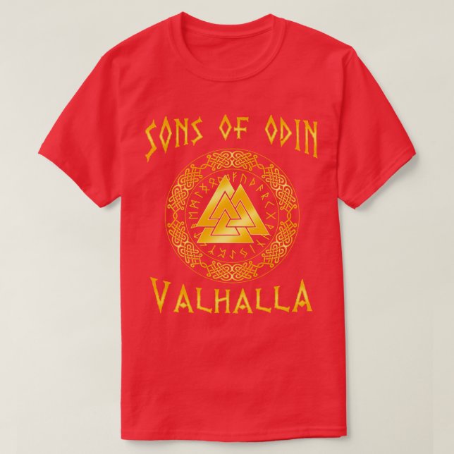 Son of Odin Valhalla 8 T-Shirt (Design Front)