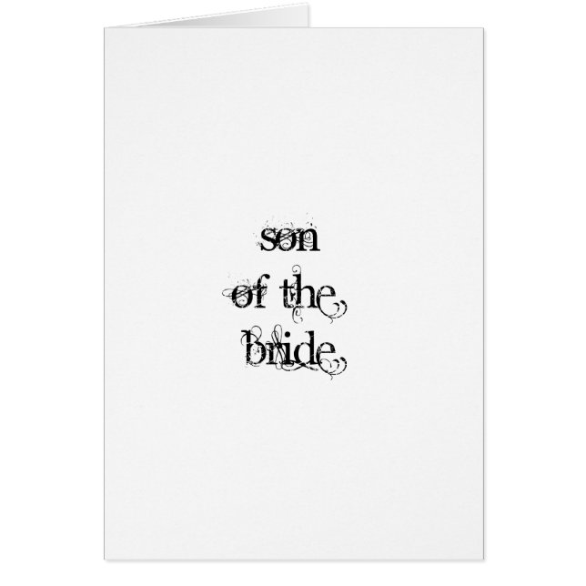 Son of the Bride (Front)