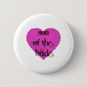 Son of the Bride 6 Cm Round Badge