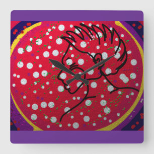 Son of the Galaxy Square Wall Clock