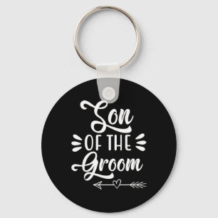 Son Of The Groom Wedding Party Family Bridal Showe Key Ring