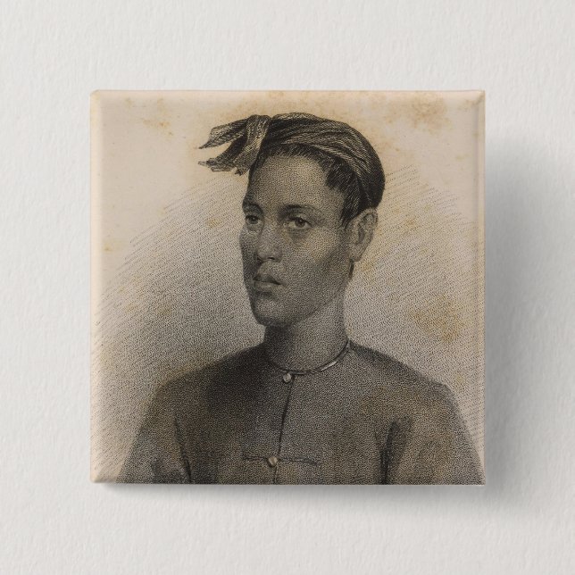 Son of the Sultan, Sooloo, Philippines 15 Cm Square Badge (Front)