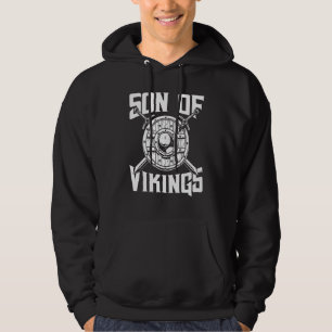 Son of Viking Axe Warrior Valhalla Warriors Mythol Hoodie