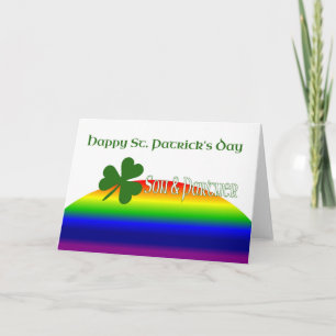Son & Partner Happy St. Patrick's Day Card