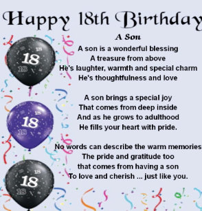 18th Birthday Son Gifts On Zazzle Au