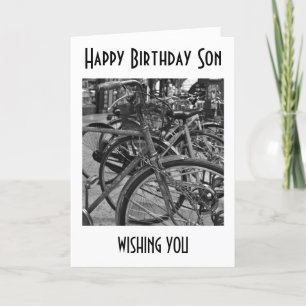 *SON" RIDE OF YOUR LIFE--BIRTHDAY WISHES CARD