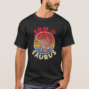 Son Saurus I Stegosaurus Stenops I Family Matching T-Shirt