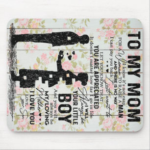 Son To Mum Gift For Mum, Mum Birthday Gift Idea Mouse Pad