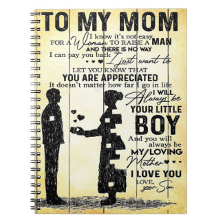 Son To Mum Gift | Special Gift For Family Notebook