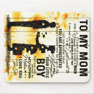 Son To My Mum Letter, Family Gift, Mouse Pad