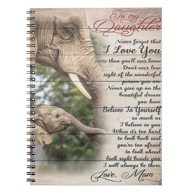 Son To My Mum Present | Cute Gift for Family Notebook (Front)