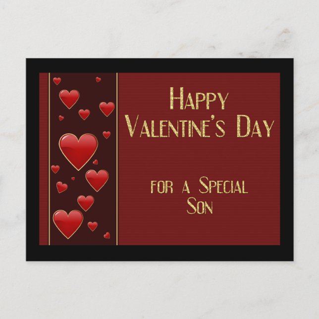 Son Valentine Postcard (Front)