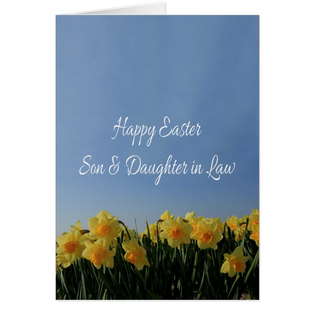 Son & Wife Happy Easter (Front)