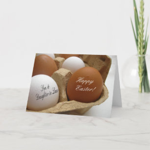 Son & Wife Happy Easter Holiday Card