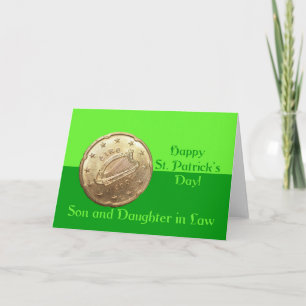 Son & Wife   Happy St. Patrick's Day Card