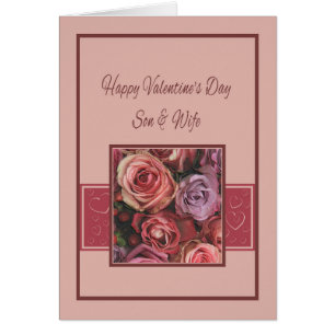 Son & Wife  Happy Valentine's Day Roses