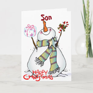 *SON* YOU MAKE EVERYONE HAPPY EVERYDAY HOLIDAY CARD