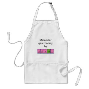 Sonali periodic table name apron