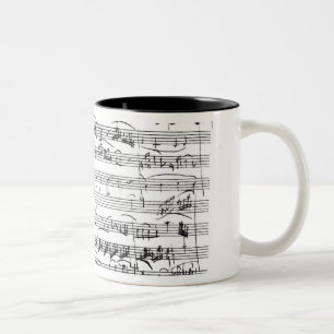 Sonate Premiere for violin and harpsichord Two-Tone Coffee Mug