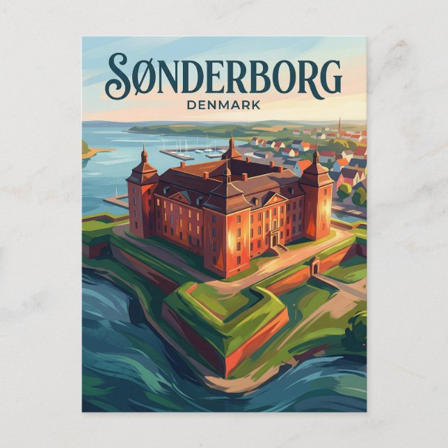 Sønderborg Castle Denmark Postcard (Front)