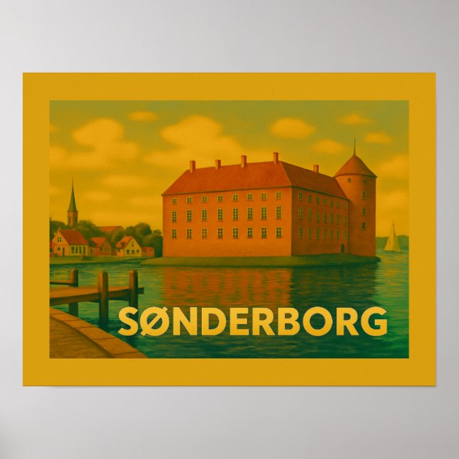 Sønderborg Denmark Castle Poster (Front)